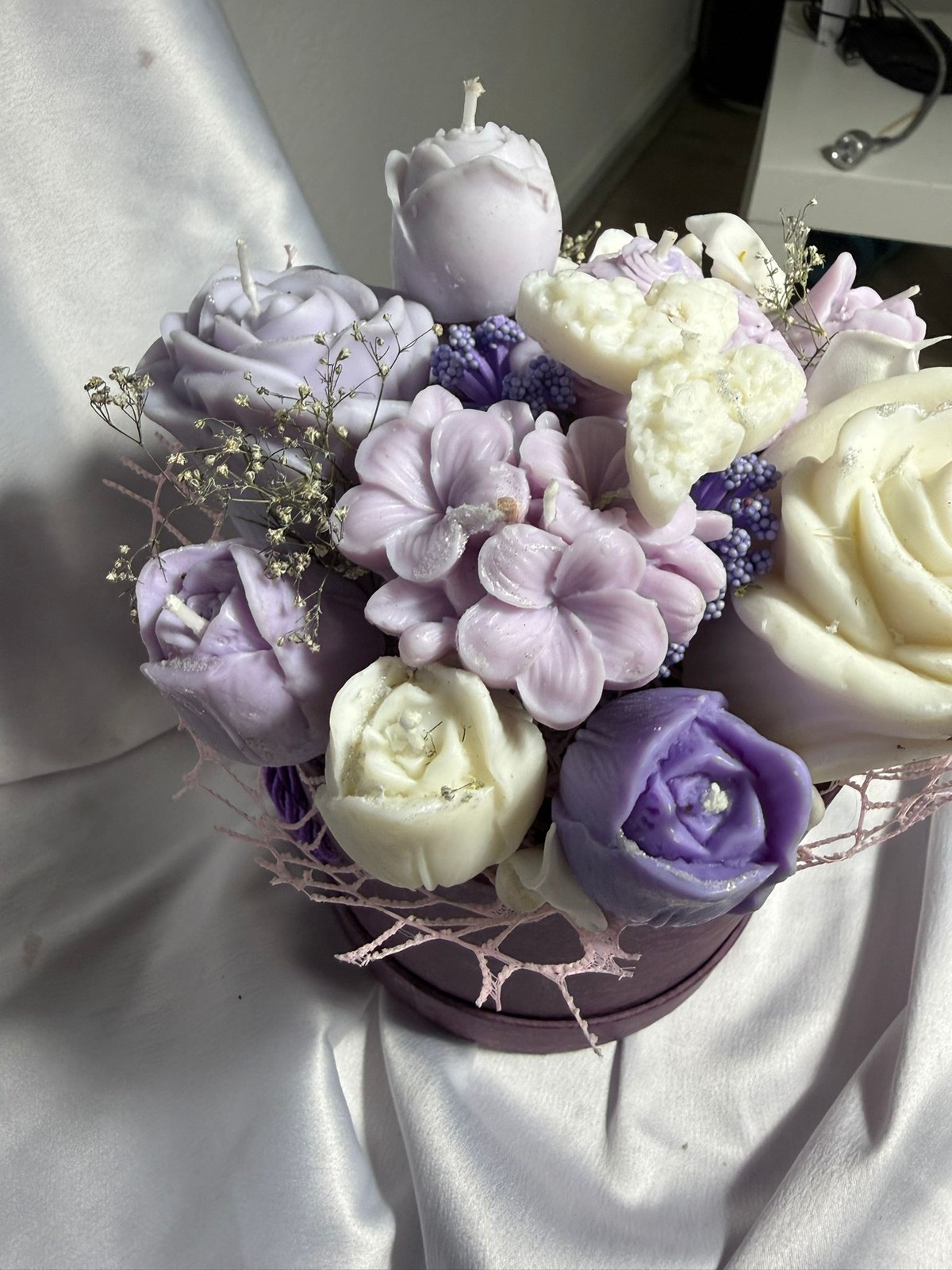 Lilac Bloom buket sveća