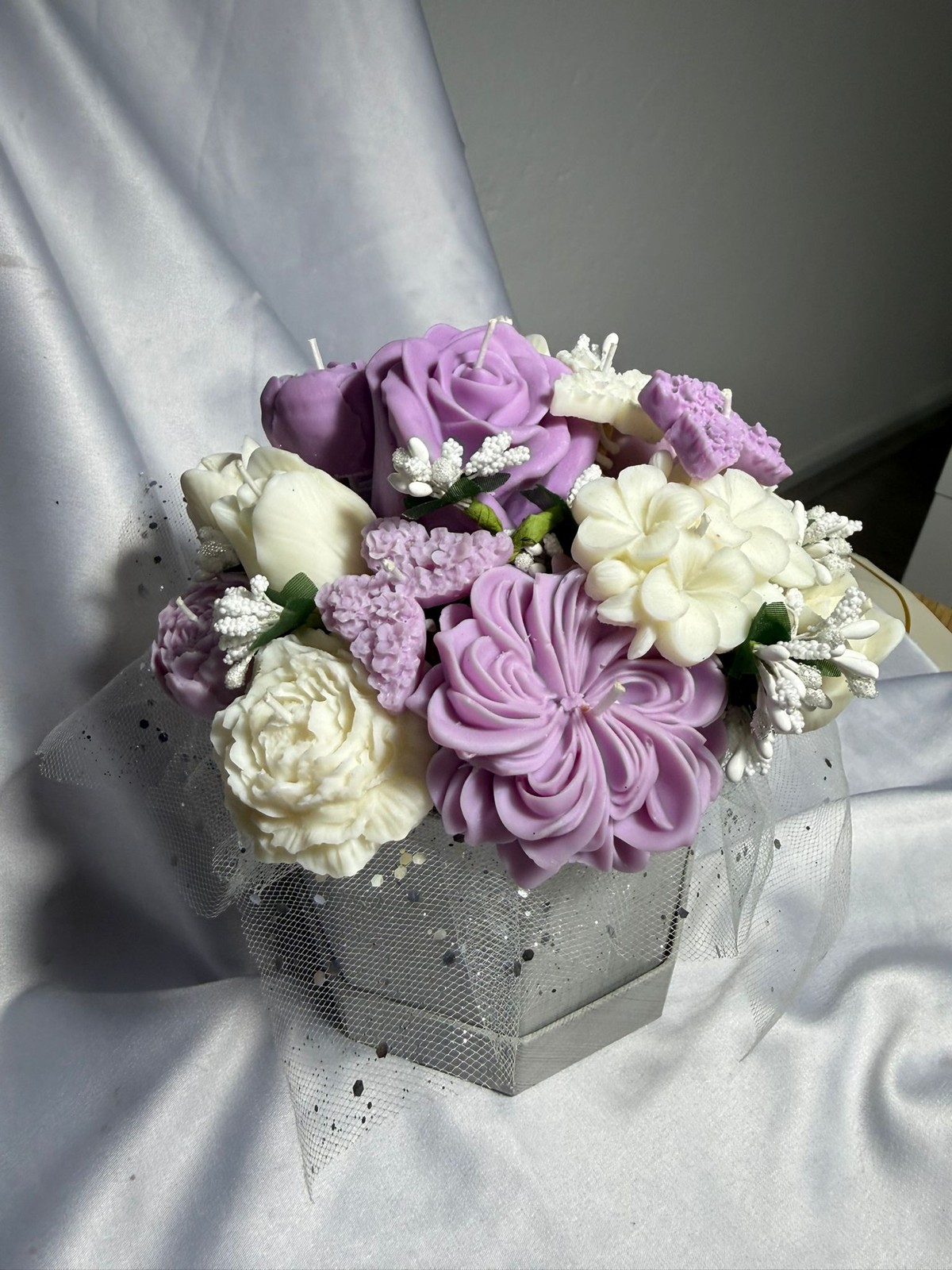 Lavender Garden hex box